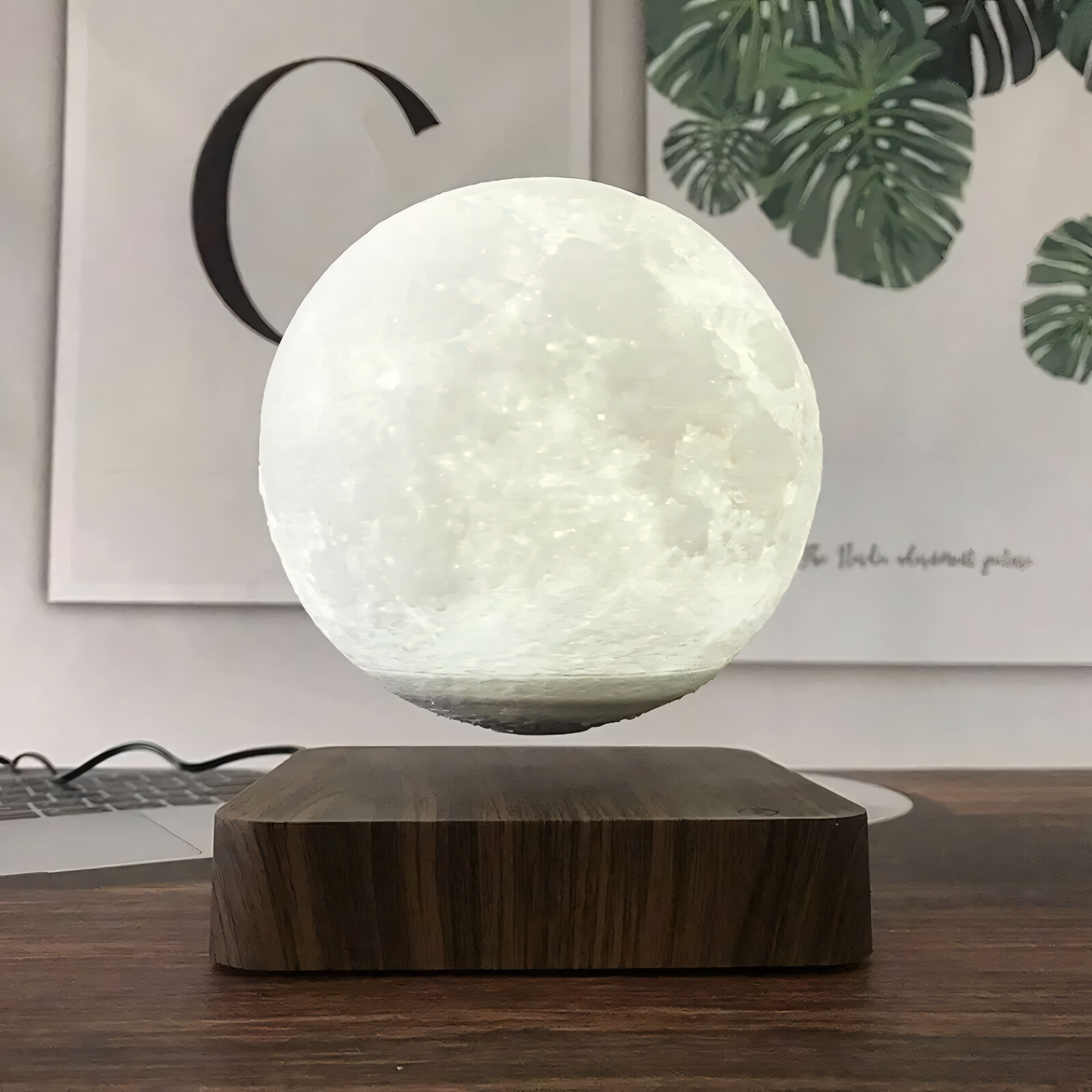 StripX Lamp showing lunar craters and textures