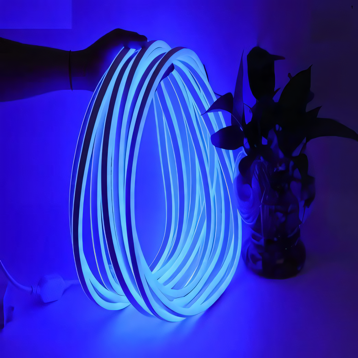 StripX Individual Colour 12V LED Neon Strip Rope Lights,Flat Silicone Neon Rope Light Flexible Cuttable String, IP65 Waterproof Neon LED Strips for Indoor Outdoor